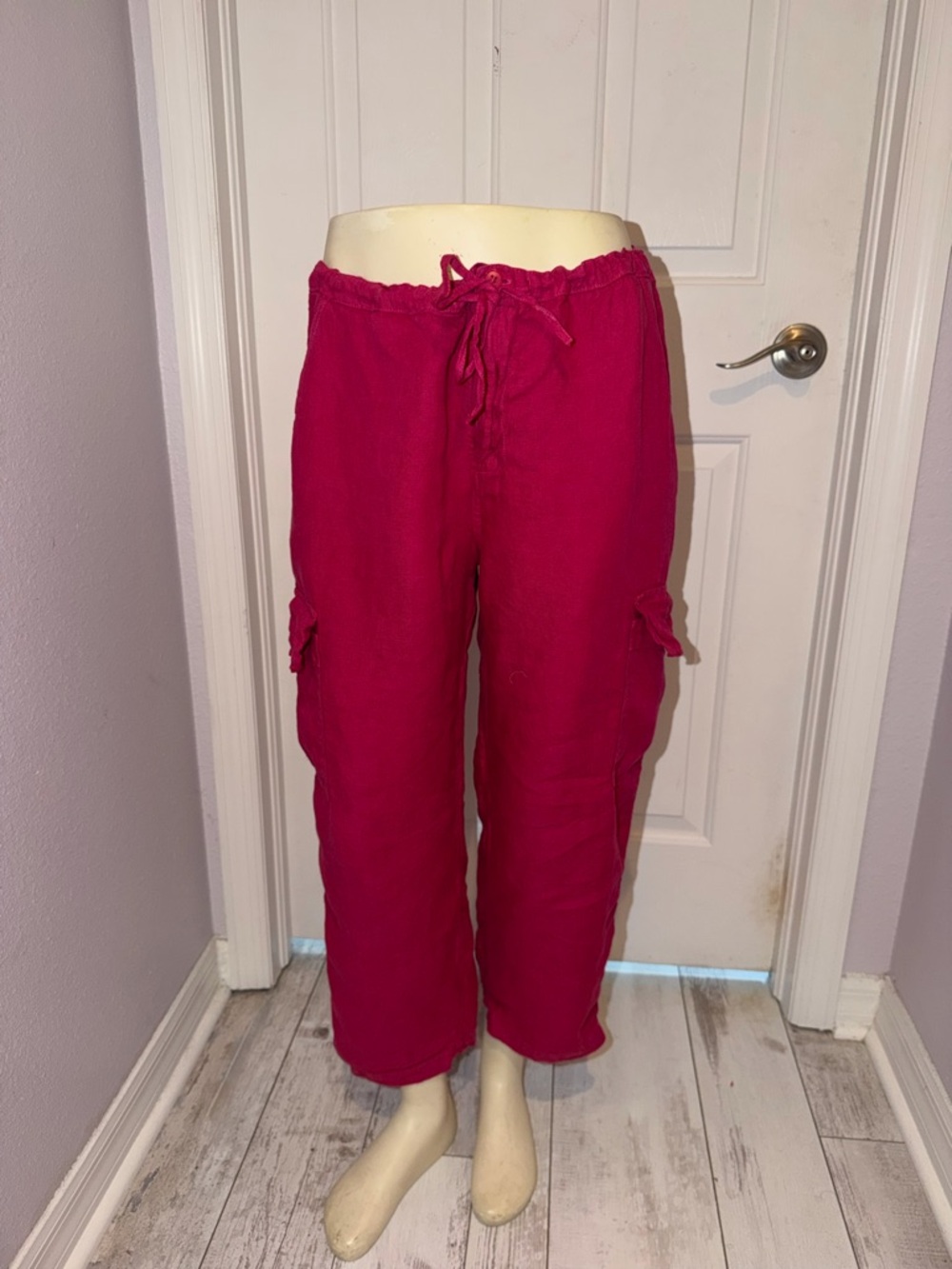 CP Shades Cranberry Red Cargo Pants